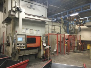 Used 200 Ton Manzoni Press with feedline For Sale